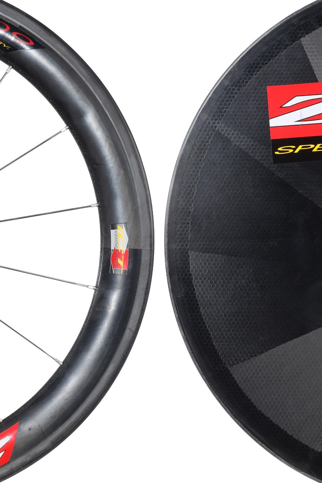 Zipp 909 Carbon Disc Tubular TT Wheelset Shimano 10 Spd 650c Rim Brake QR USA