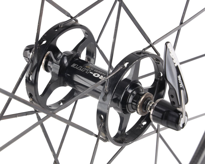 Pro-Lite Vicenza Carbon Tubular Road Bike Wheelset 700c 11 Spd QR Rim w/ Tires