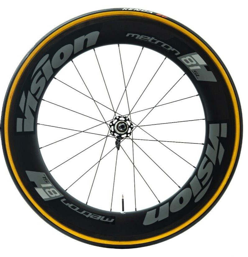 Vision Metron 81 SL Carbon Tubular Road Bike REAR Wheel 11s Shimano HG Rim Kenda