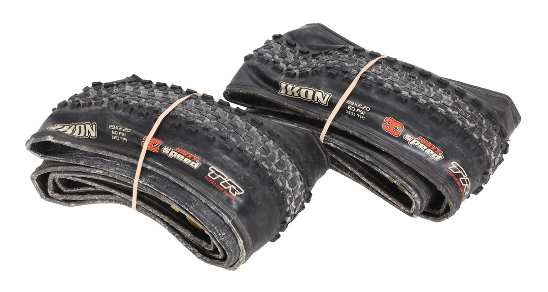 Maxxis Ikon Tubeless Mountain Bike Tires 29 x 2.20" PAIR MaxxSpeed TR 120 TPI XC