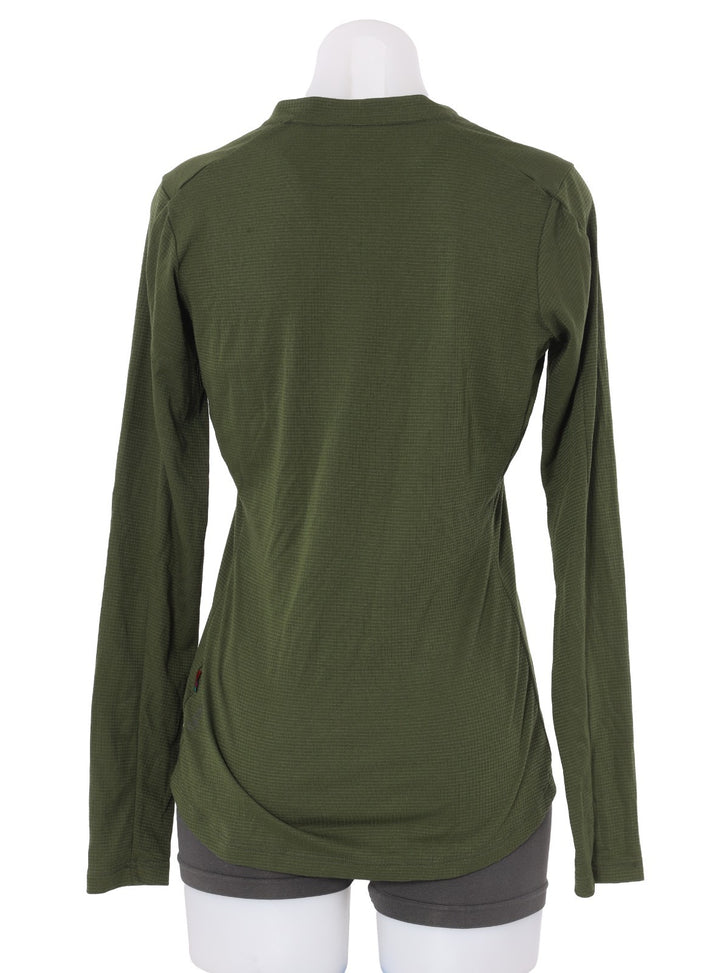Velocio Delta Long Sleeve Cycling Shirt Women MEDIUM Green Mountain Bike Trail