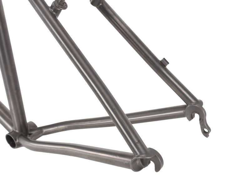 Moots YBBeat Titanium Softail Mountain Bike Frame 21" XL 30mm Rim Brake USA Ti