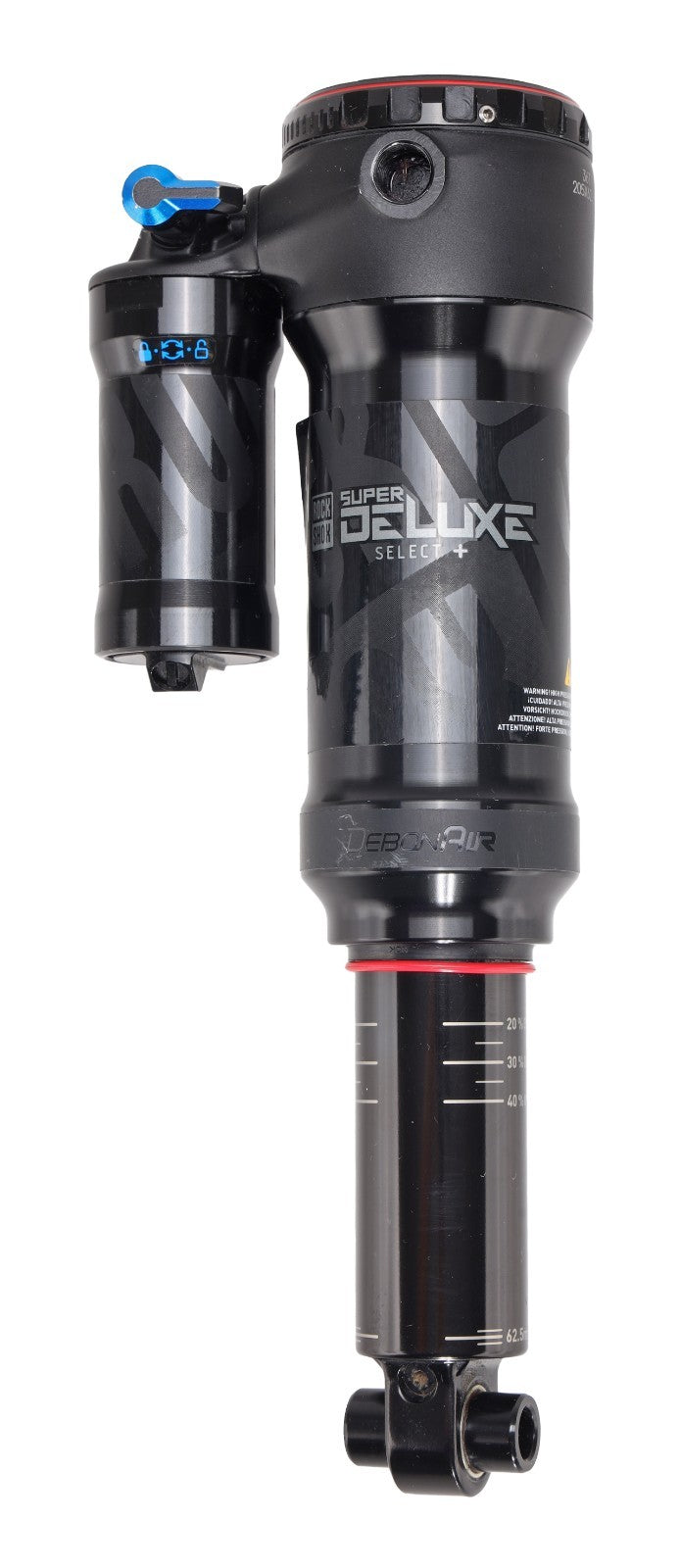 RockShox Super Deluxe Select+ Mountain Bike Rear Shock 205 x 62.5mm TR DebonAir