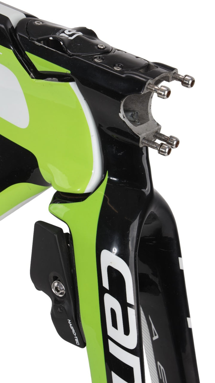 Cannondale Slice RS Carbon TT Bike Frameset 54cm BLK/GRN 700c Rim 2014 FOR PARTS