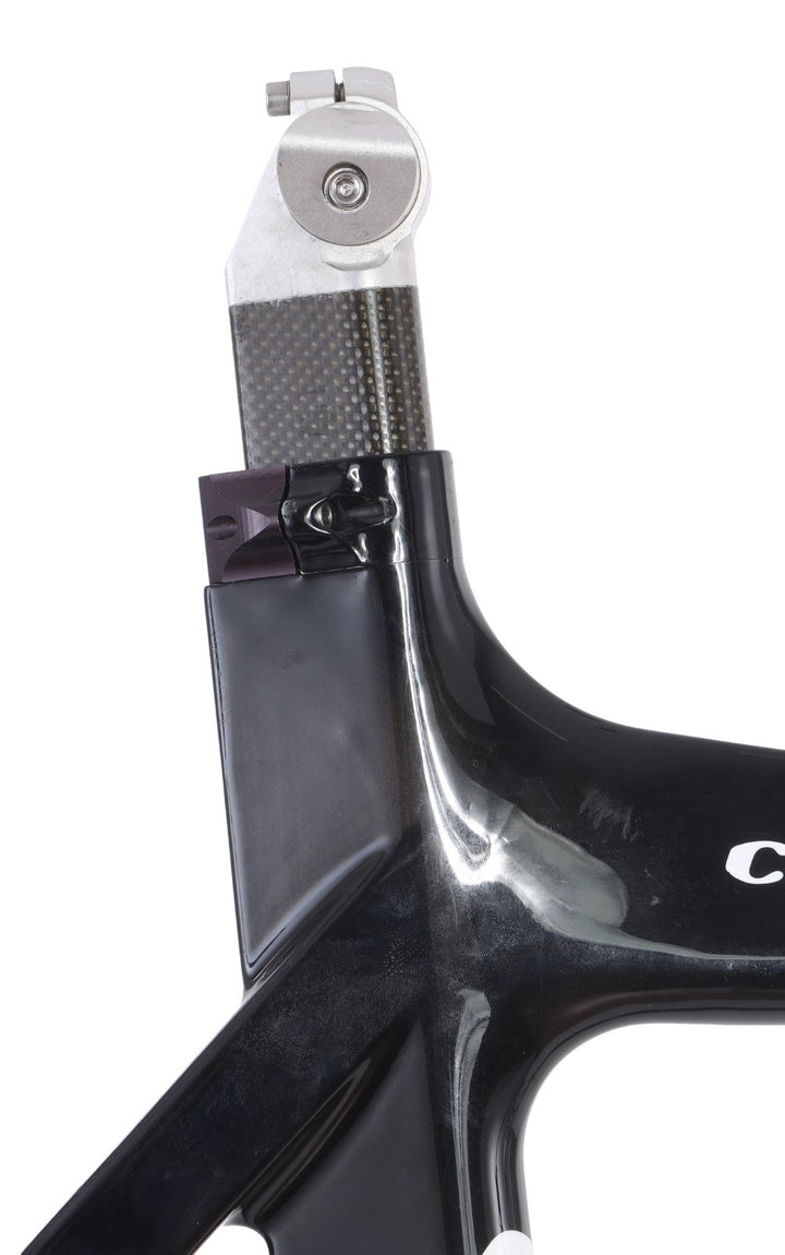 Guru Crono Carbon Triathlon TT Bike Frameset 3T MED 49cm BLACK QR Rim Brake 700c