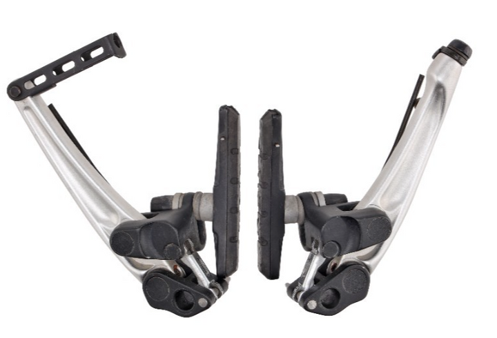 Shimano Deore XT BR-M750 Mountain Bike V-Brake Set SILVER Linear Pull Vintage