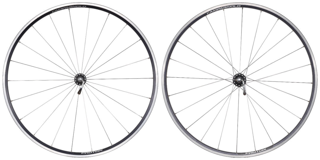 Campagnolo Proton Alloy Clincher Road Bike Wheelset Shimano 10 Speed Rim QR 700c