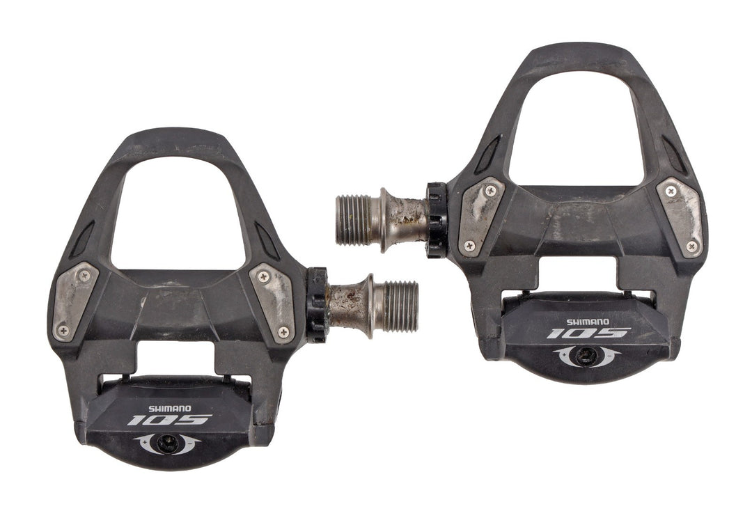 Shimano 105 PD-R7000 SPD-SL Carbon Road Bike Clipless Pedals 9/16" Tri TT