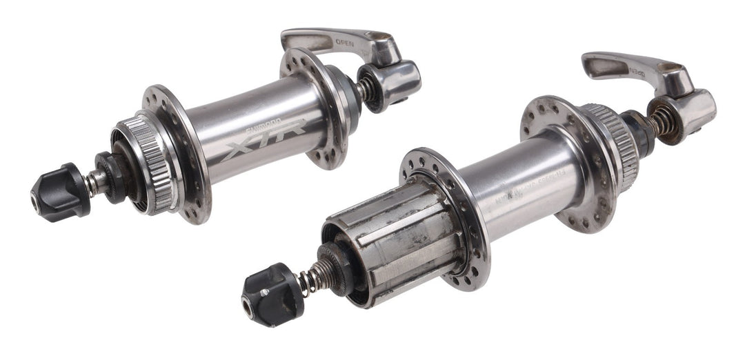 Shimano XTR M965 9 Speed Mountain Bike Hub Set 32H F + R QR CL Disc 100/135mm