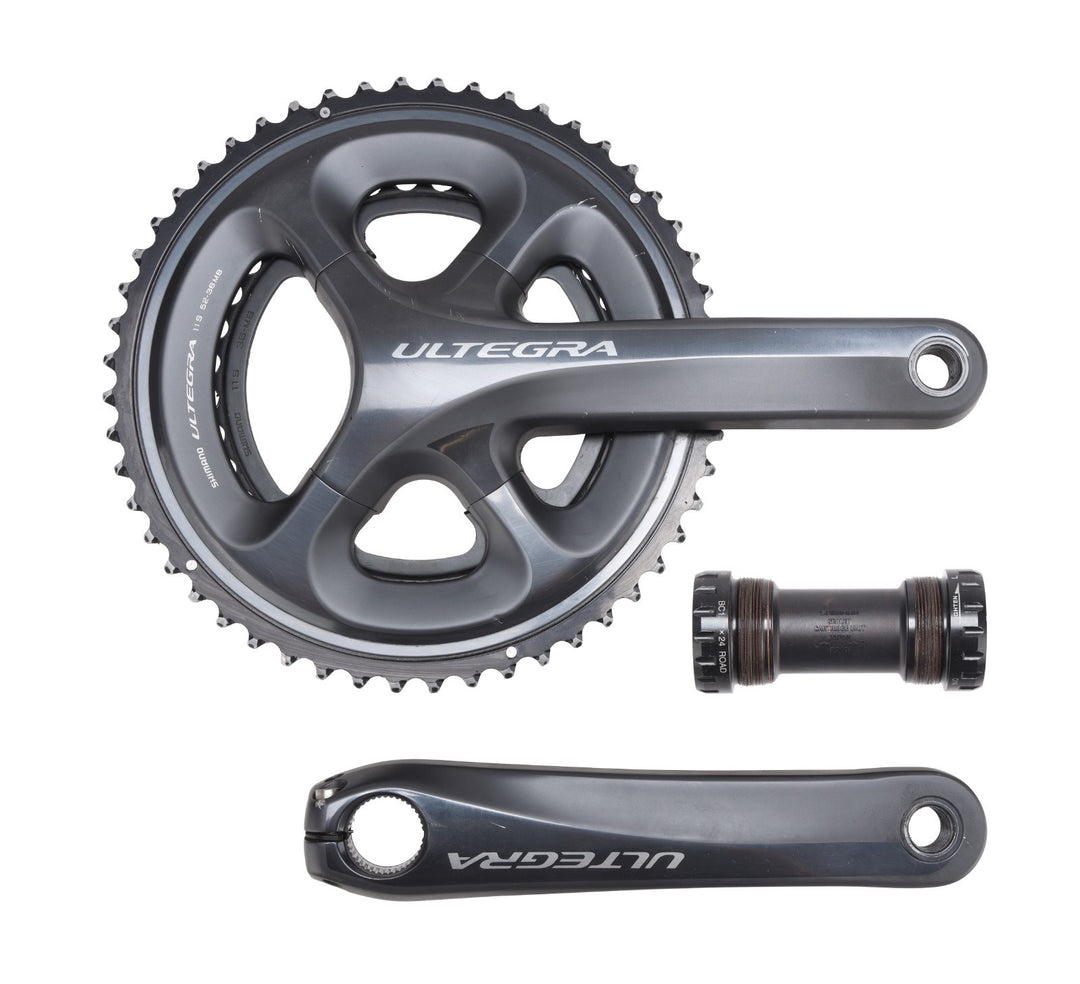 Shimano Ultegra FC-6800 2 x 11 Speed Road Bike Crankset 172.5mm 52/36T w/BB