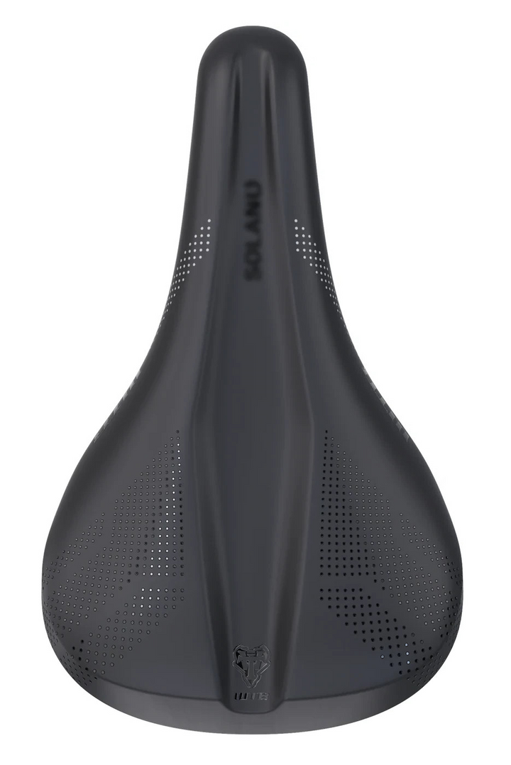WTB Solano Wide Mountain Bike Saddle 157mm 7 x 7mm CrMo Rail MTB Gravel BLACK