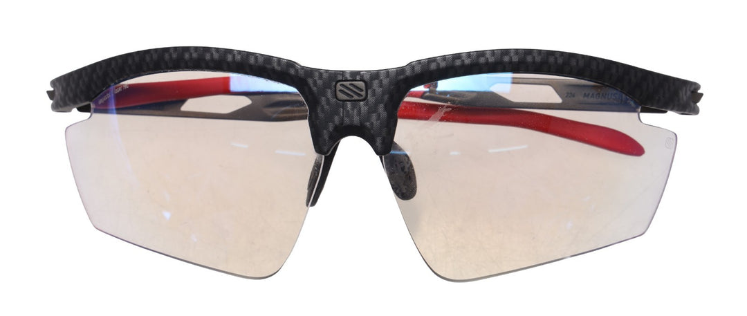 Rudy Project Magnus Sunglasses Carbonium Impactx Photochromic 2 Laser Red Bike