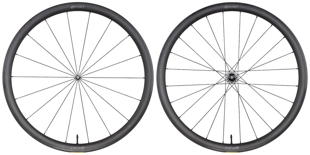 HUNT 35 Carbon Tubeless Road Bike Wheelset SRAM XDR 12/13 Spd 700c QR Rim Brake