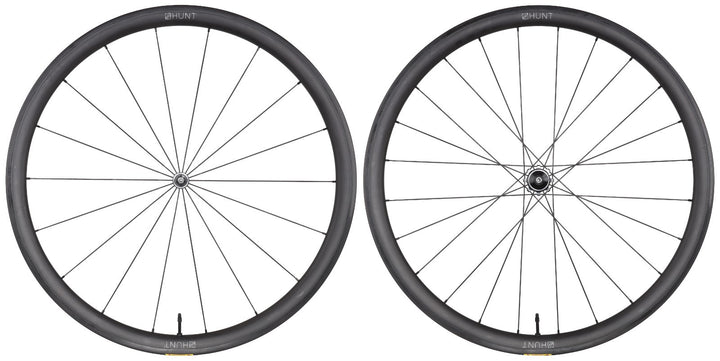 HUNT 35 Carbon Tubeless Road Bike Wheelset SRAM XDR 12/13 Spd 700c QR Rim Brake