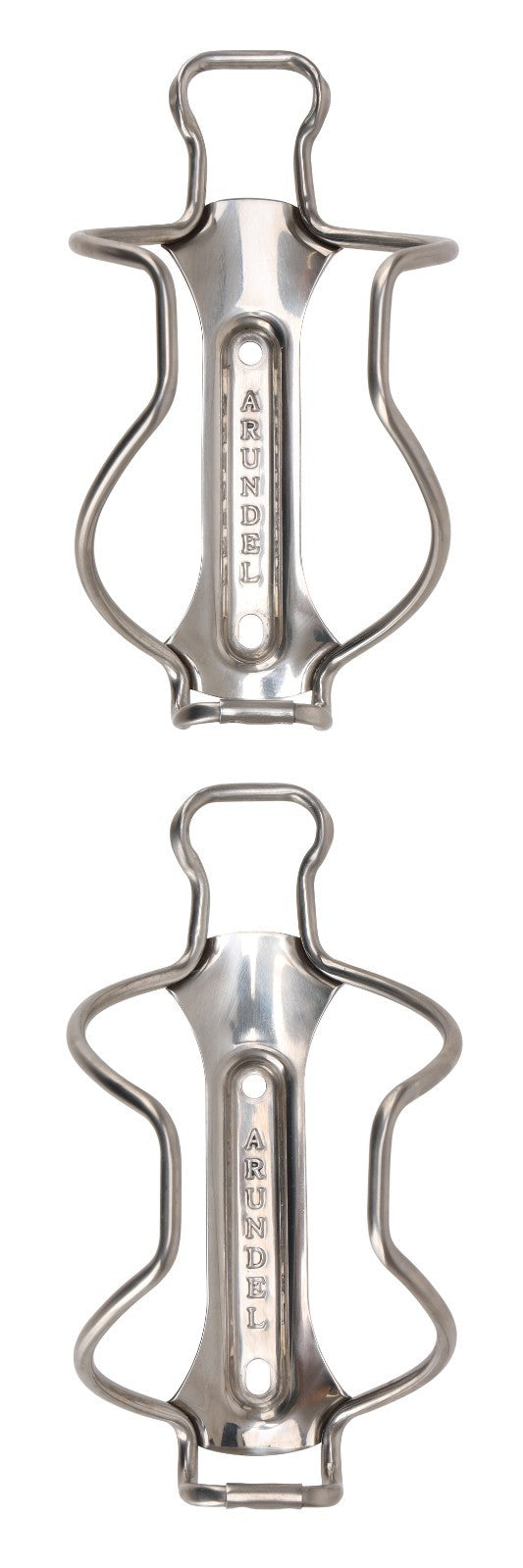 Arundel Stainless Steel Bottle Cage SET Road Bike Mountain MTB Touring Commuter