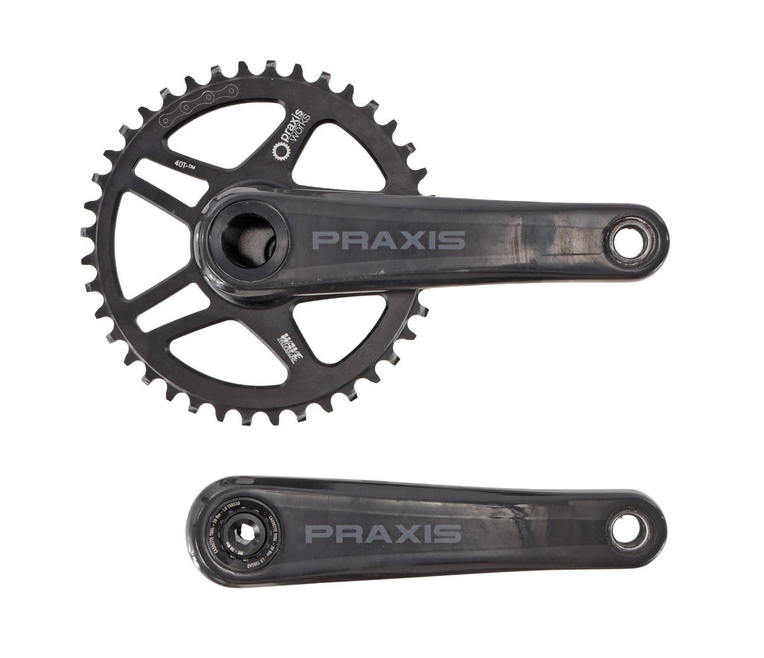 Praxis Zayante 12 Speed 40T Carbon Gravel Bike Crankset 165mm M30 Road Cycling