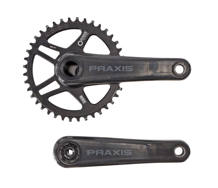 Praxis Zayante 12 Speed 40T Carbon Gravel Bike Crankset 165mm M30 Road Cycling