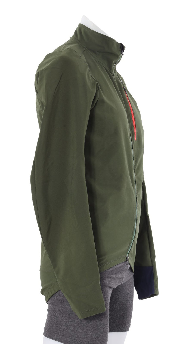 Velocio Signature Softshell Cycling Jacket Men LARGE Green Road Bike Gravel MTB
