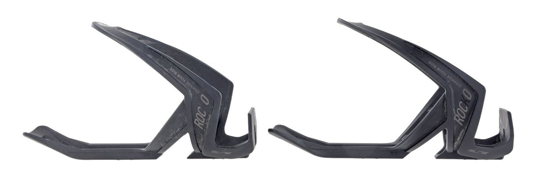 Elite Rocko Carbon Water Bottle Cages 1 PAIR Matte Black Road Gravel Mountain
