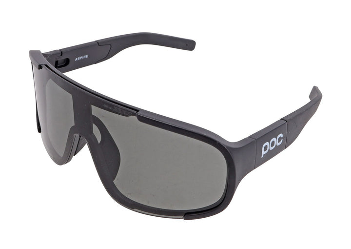 POC Aspire Cycling Sunglasses BLACK Clarity Lens Carl Zeiss Road Secure Fit MTB