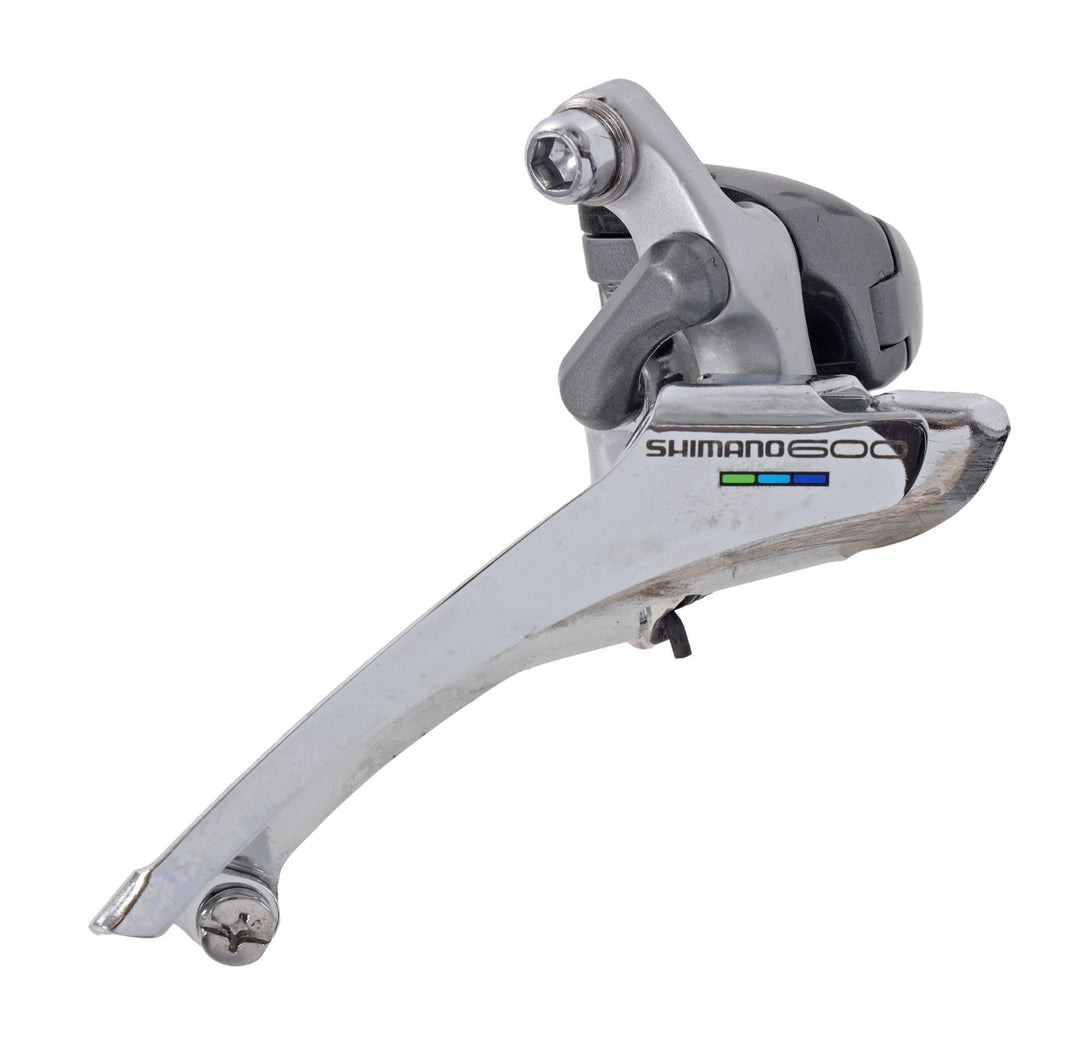 Shimano 600 Ultegra Tricolor FD-6400 2x 7s Front Derailleur Clamp-On 28.6mm