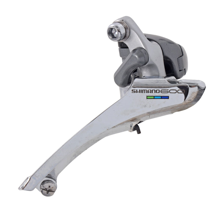 Shimano 600 Ultegra Tricolor FD-6400 2x 7s Front Derailleur Clamp-On 28.6mm