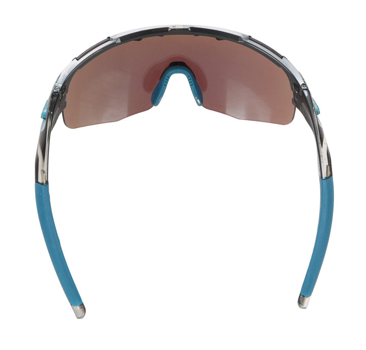 Tifosi Sledge Lite Road Bike Sunglasses Crystal Smoke w/3 Lenses Clarion Blue