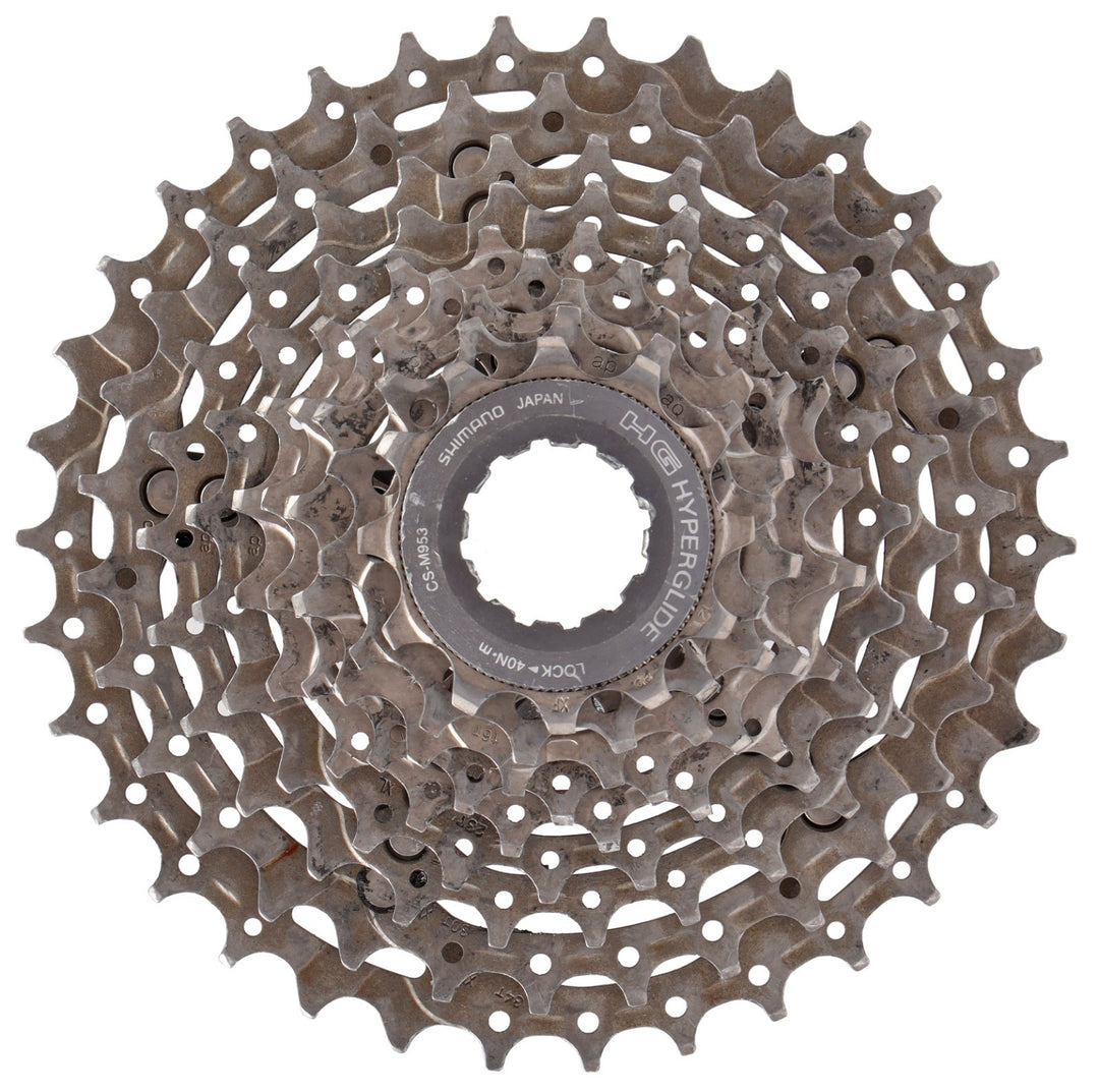 Shimano XTR CS-M953 Mountain Bike 9 Speed Cassette 12-34T Type-AP HG Titanium XC