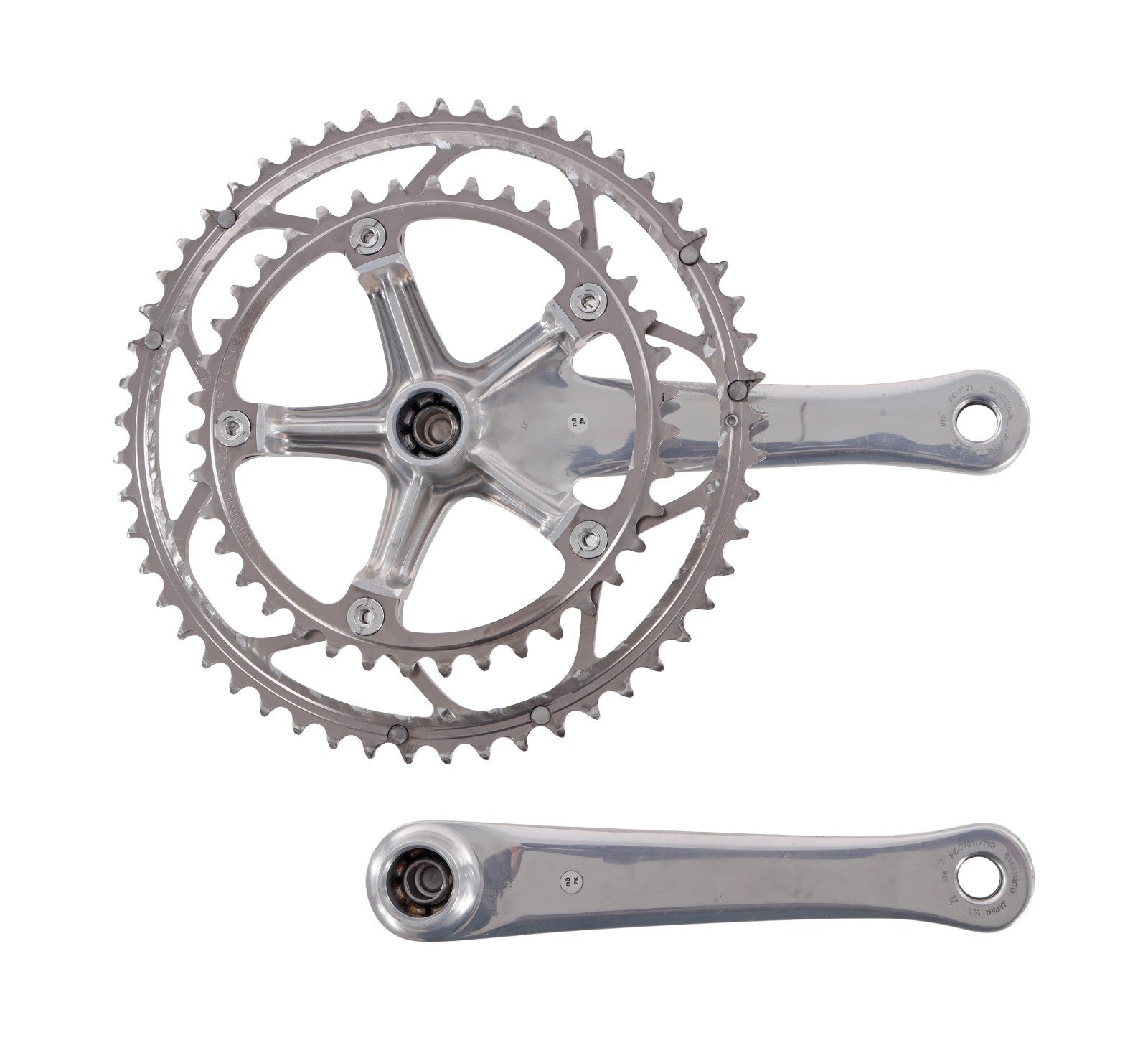 Shimano Dura-Ace FC-7701 9 Speed Road Bike Crankset 175mm 53/39T