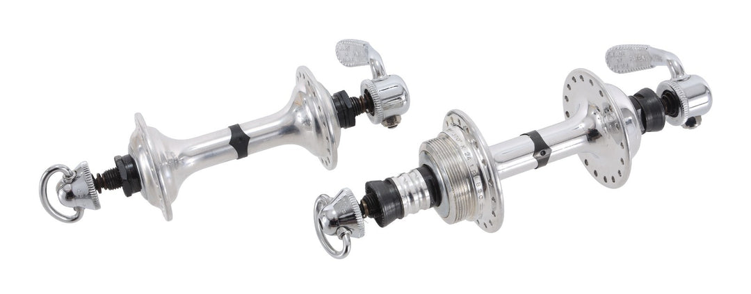 Campagnolo Record Low Flange Road Bike Hub Set 36H 100/126mm BSC English Thread