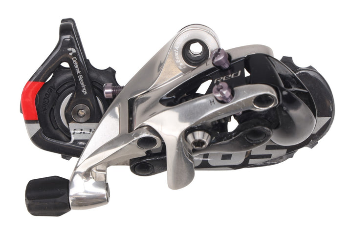 SRAM Red 10s Road Bike Rear Derailleur WiFLi Medium Cage Max 32T Ceramic Carbon