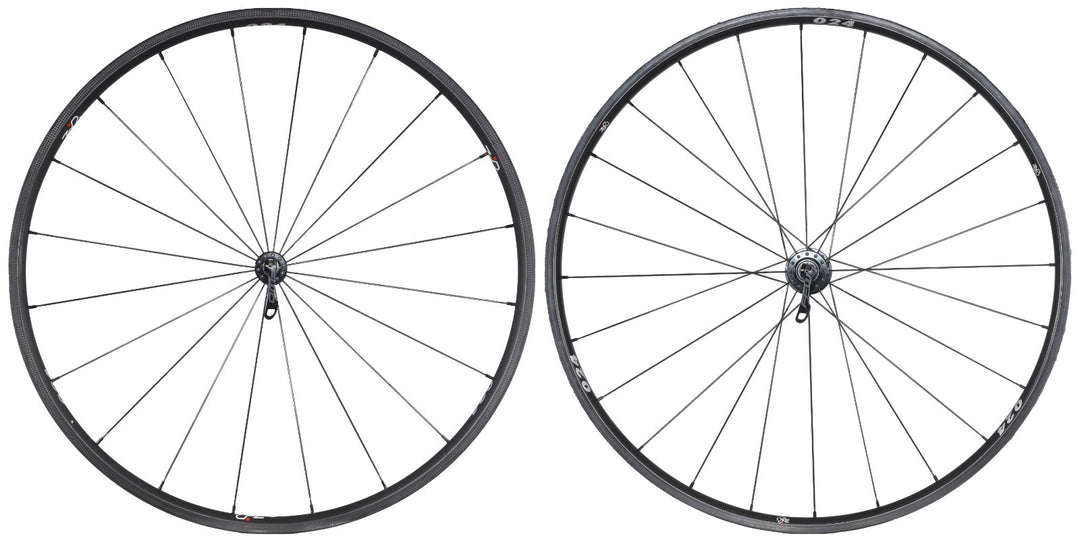 Zero Components 024 Carbon Tubular Road Wheelset Shimano 10 Sp 700c Rim Brake QR