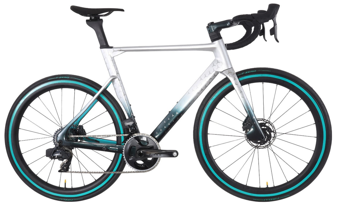 n+ Mercedes-AMG PETRONAS F1 V11 12 Sp Carbon Road Bike 56cm SRAM AXS Ltd Edition