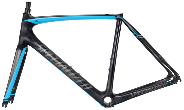 Specialized Tarmac Pro Race Carbon Road Bike Frameset 58cm CYAN 700c QR Rim 2015