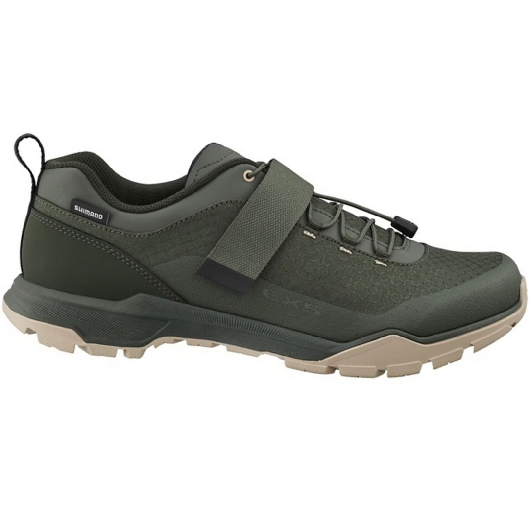Shimano SH-EX500 Mountain Bike Shoes EU 43 US Men 9 OLIVE 2-Bolt E-Bike Hike