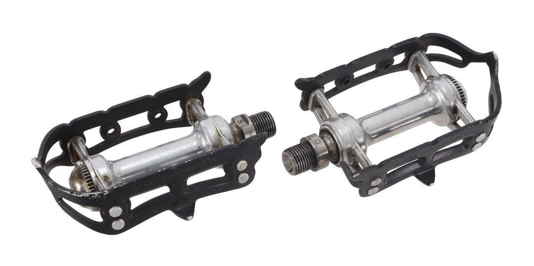 Campagnolo Super Record Superleggeri Road Bike Pedals 9/16" Titanium Spindles