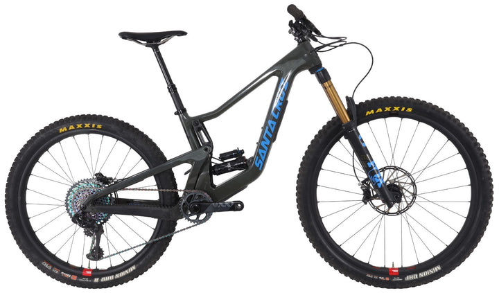 Santa Cruz Bronson CC XX1 Carbon Mtn Bike 1x 12s SM Moss/Blue MX Fox SRAM 2022