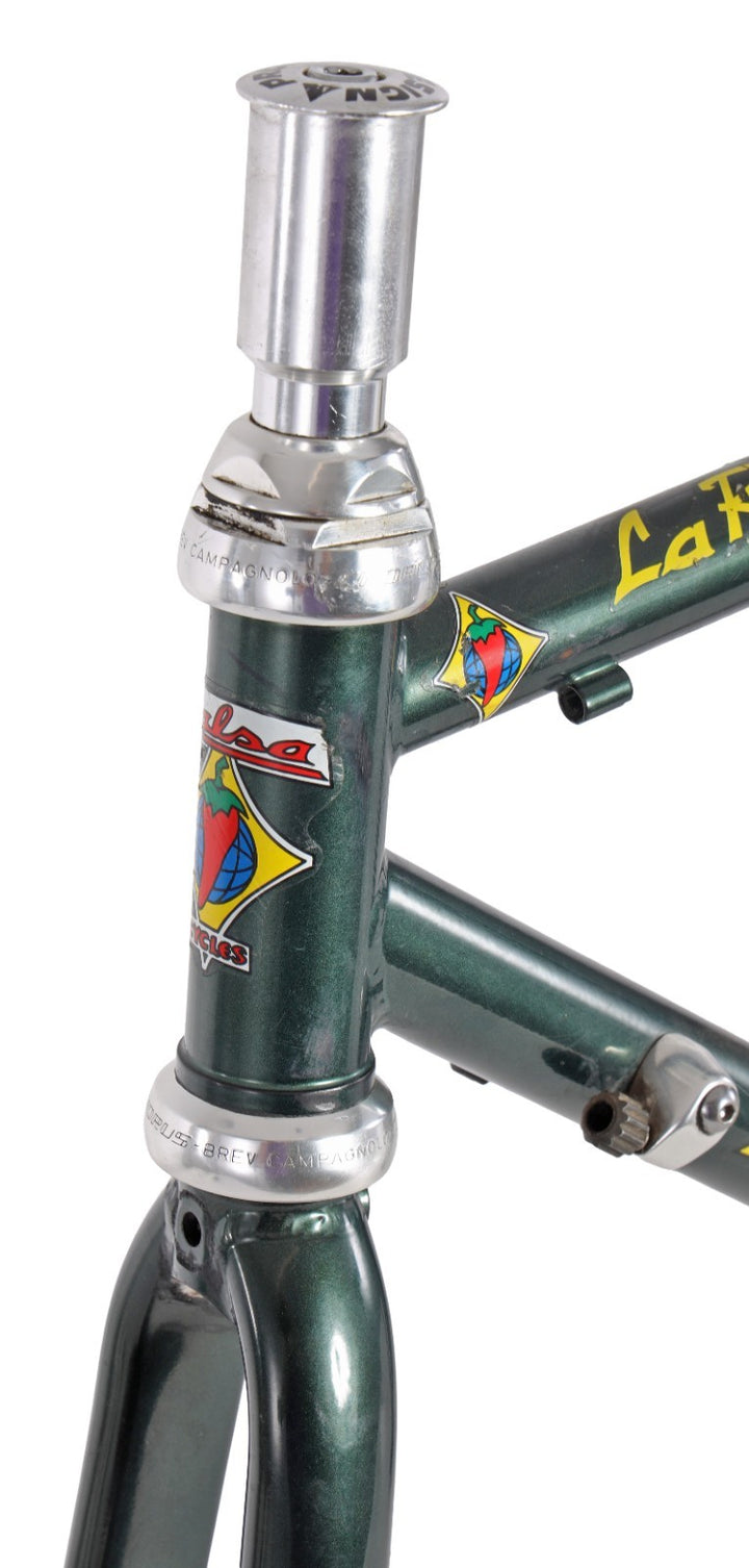 Salsa La Raza Steel Road Bike Frameset 44cm GREEN 700c Race Cycling Vintage '90s