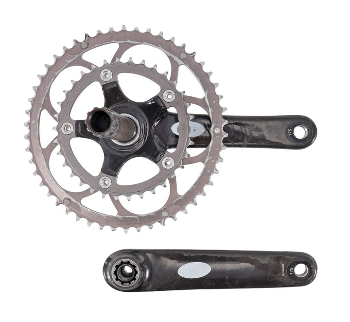 FSA SL-K Carbon 2x 10 Spd Double 175mm Road Bike Crankset 50/34T MegaExo 110 BCD