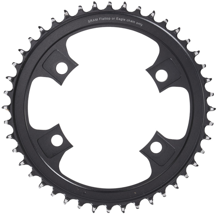 SRAM X-Sync AXS 12 Speed Road Gravel Bike Chainring 44T 4-Bolt 107 BCD Flattop