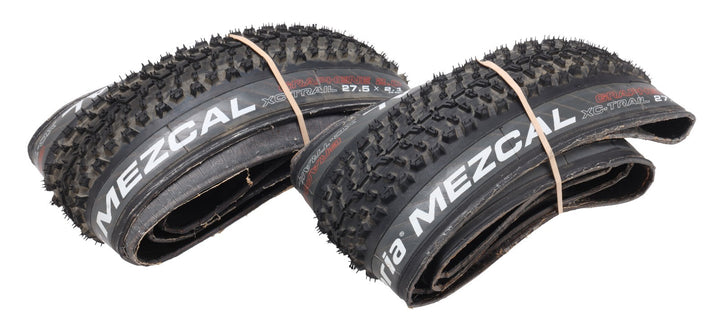 Vittoria Mezcal XC Trail Tubeless Mountain Bike Tires PAIR 27.5 x 2.1" Graphene