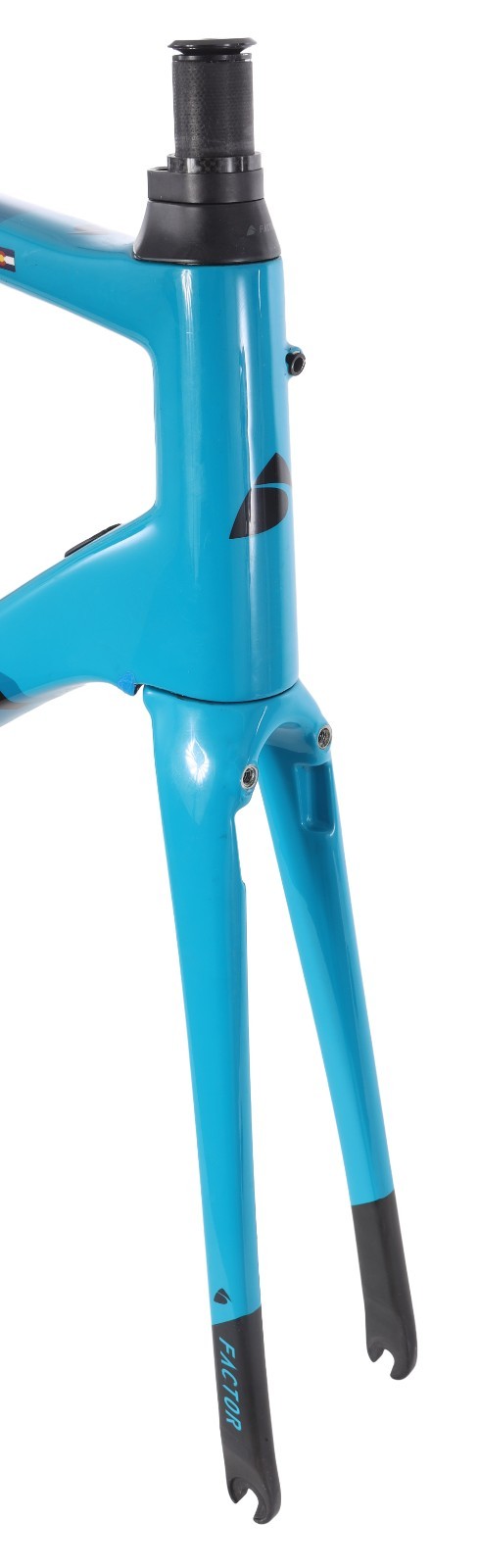 Factor O2 Carbon Road Bike Frameset 56cm Miami Blue 700c QR Rim Brake Race 2020