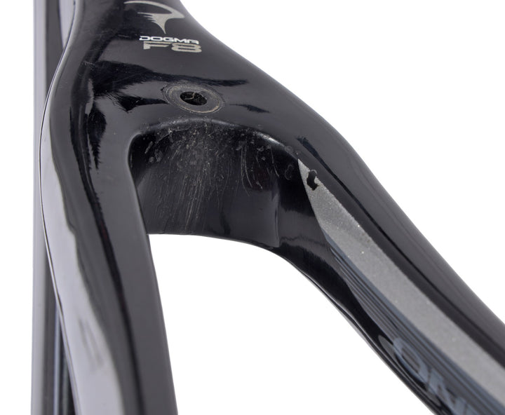 Pinarello Dogma F8 Carbon Road Bike Frameset 56cm Gloss BLACK 700c QR Italy 2015