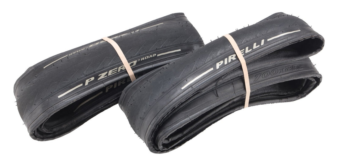 Pirelli P Zero Road Clincher Bike Tire 700 x 28c PAIR 127TPI BLACK EVOCompound