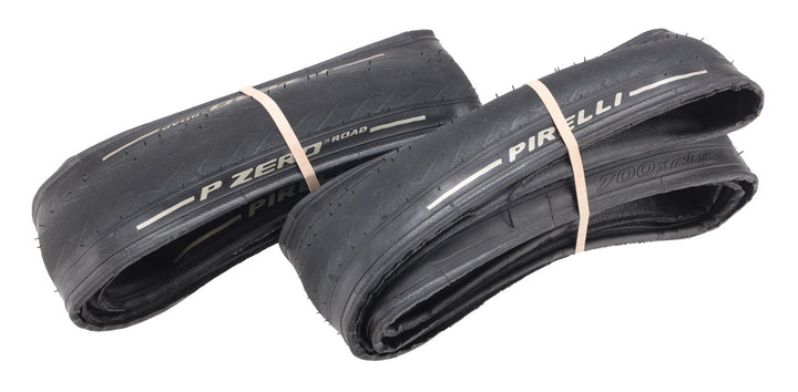 Pirelli P Zero Road Clincher Bike Tire 700 x 28c PAIR 127TPI BLACK EVOCompound
