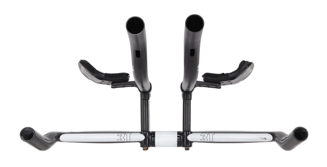 3T Aura Pro Triathlon Bike Carbon Aerobar w/ Extensions 31.8 x 420mm TT Race