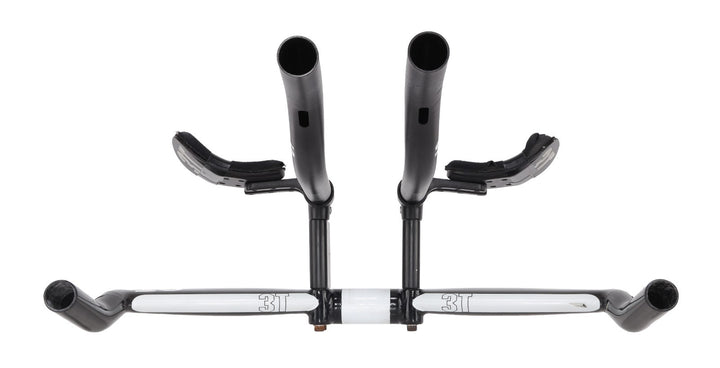3T Aura Pro Triathlon Bike Carbon Aerobar w/ Extensions 31.8 x 420mm TT Race