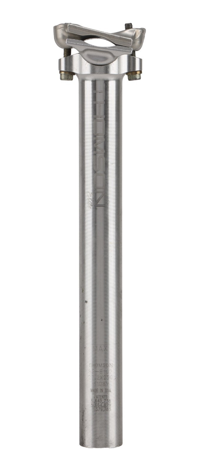 Thomson Elite Alloy Road Bike Seatpost 27.2 x 250mm 0 SB 7 x 7mm SILVER SP-E102