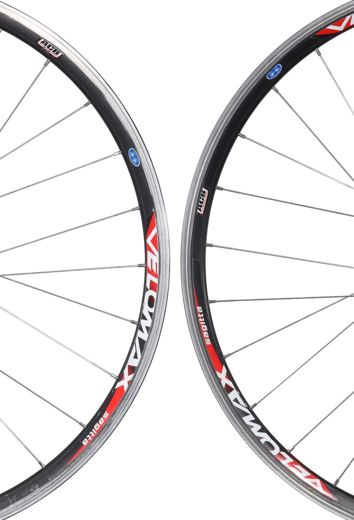 Velomax Sagitta Alloy Clincher Road Bike Wheelset Disc Shimano 10s Rim QR 700c