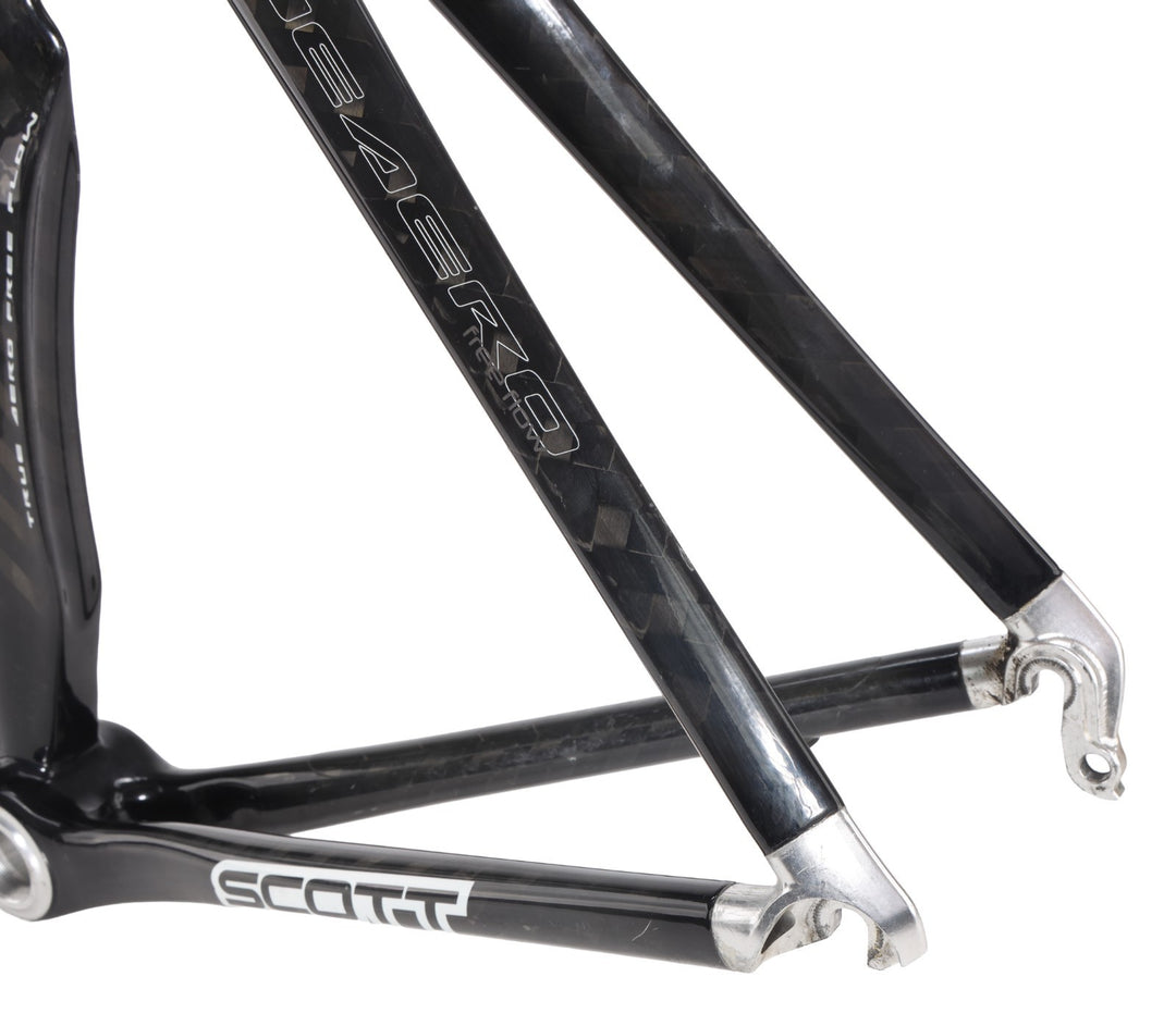 Scott Plasma CR1 LTD Carbon Triathlon Frameset MED Dark Silver QR Rim 700c 2008